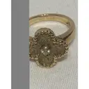 Buy Van Cleef & Arpels Alhambra yellow gold ring online