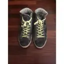 Leather Crown Cloth trainers for sale