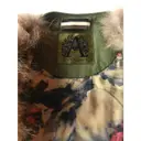 Buy Alessandra Chamonix Green Cotton Coat online