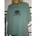 Green Cotton T-shirt Balenciaga
