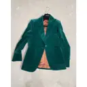 Green Cotton Jacket Gucci