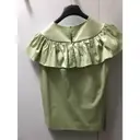 Buy Miu Miu Green Cotton Top online