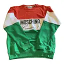 Green Cotton Knitwear & Sweatshirt Moschino