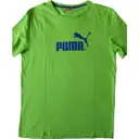 Green Cotton T-shirt Puma