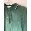 Green Cotton Top Yves Saint Laurent - Vintage