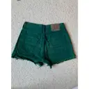 Buy Levi's Green Denim - Jeans Shorts online