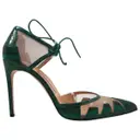 Green Exotic leathers Heels Bionda Castana