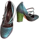 Sergio Rossi Glitter heels for sale