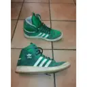 Adidas Leather high trainers for sale