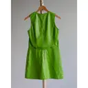Buy Anna Sui Leather mini dress online - Vintage