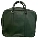 Leather travel bag Bally