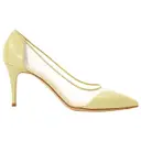 Leather heels Bionda Castana