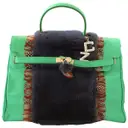 Leather handbag Carlo Zini