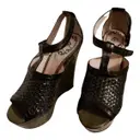Leather sandals FORNARINA