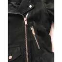 Leather biker jacket Ikks