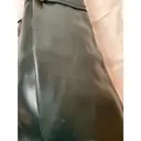 Leather backpack Longchamp - Vintage