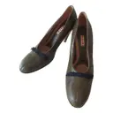 Leather heels Marni - Vintage