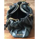 Leather bowling bag Miu Miu - Vintage