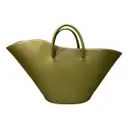 Open Tulip Tote Large leather tote Little Liffner
