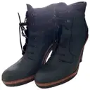 Leather lace up boots Somerset
