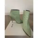 Buy Celine Unhidden leather ankle boots online