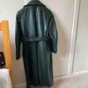 Buy Unknown Leather trench coat online - Vintage