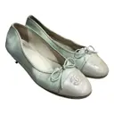 Cambon patent leather ballet flats Chanel