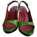 Patent leather sandals Cesare Paciotti