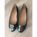 Moschino Love Patent leather ballet flats for sale