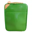 Green Patent leather Travel bag Pegase Louis Vuitton