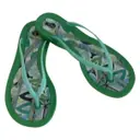 Green Plastic Sandals Emilio Pucci