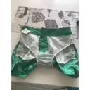 Green Polyester Shorts Roy Roger's