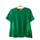 Green Polyester Top Zara