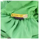 Buy Alice & Olivia Green Silk Jumpsuits online