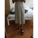 Silk mid-length skirt Baserange