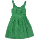 Green Silk Dress Diane Von Furstenberg