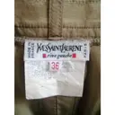 Buy Yves Saint Laurent Silk carot pants online - Vintage