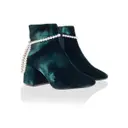 Buy MM6 Velvet ankle boots online