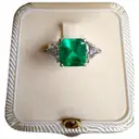Green White gold Ring Mirco Visconti