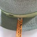 Green Wicker Hat Maison Michel