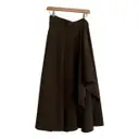 Wool mid-length skirt Alexander McQueen
