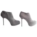 Grey Ankle boots Yves Saint Laurent