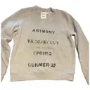 Grey Cotton Knitwear Anthony Vaccarello