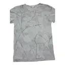 Grey Cotton T-shirt Balmain
