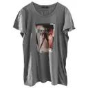 Grey Cotton T-shirt Dolce & Gabbana