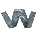 Buy Acne Studios Grey Cotton - elasthane Jeans online