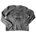 Grey Cotton Knitwear Kenzo