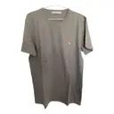 Grey Cotton T-shirt Maison Kitsune