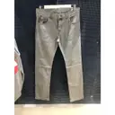 Grey Cotton Jeans Mcq