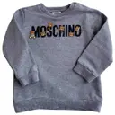 Grey Cotton Knitwear Moschino